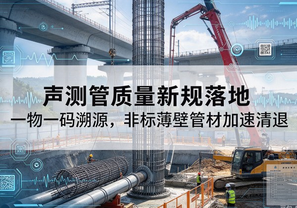 昌都声测管质量新规落地，一物一码溯源，非标薄壁管材加速清退